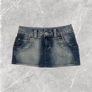 Y2K Denim Mini Skirt